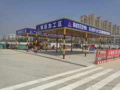 深圳鋼筋加工防護棚_鋼筋加工棚常規(guī)尺寸為多少